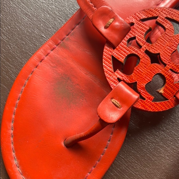Tory Burch Women's Red Sandals - Picture 4 of 5